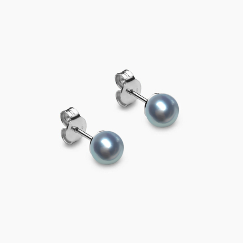 silbergraue-Akoya-Perlenohrstecker-5mm-18k-weissgold