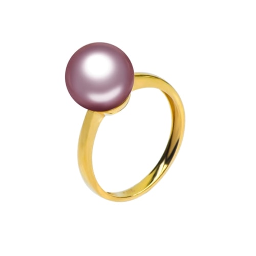 Ring mit Perle gold