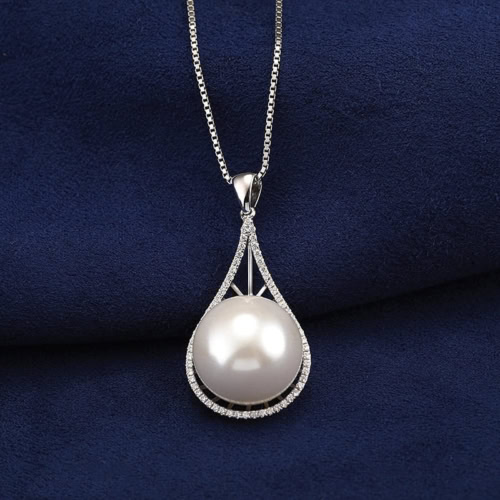 13.0-14.0mm Australische weiße Perlen Anhänger für Perlenkette
