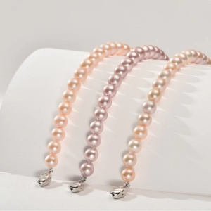 AAA runden weißen Süßwasser Perlenarmband AAA runden weißen Süßwasser Perlenarmband