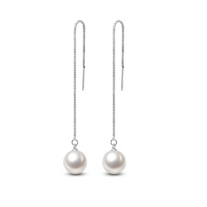 ohrring perle hängend Silber 925
