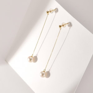 Akoya Perlenohrringe Gold