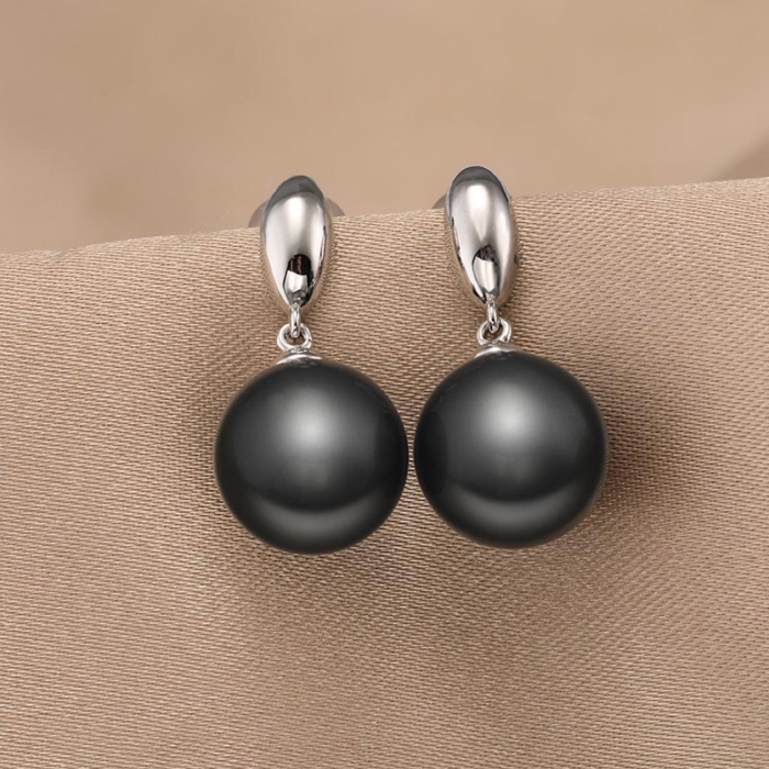 8.0mm AAA runde Tahiti Perlen Ohrstecker – Bild 6