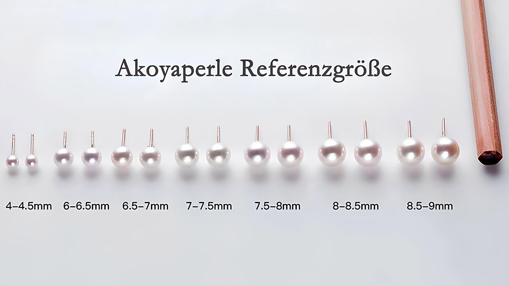 Akoyaperle Referenzgrosse Akoyaperle Referenzgrosse