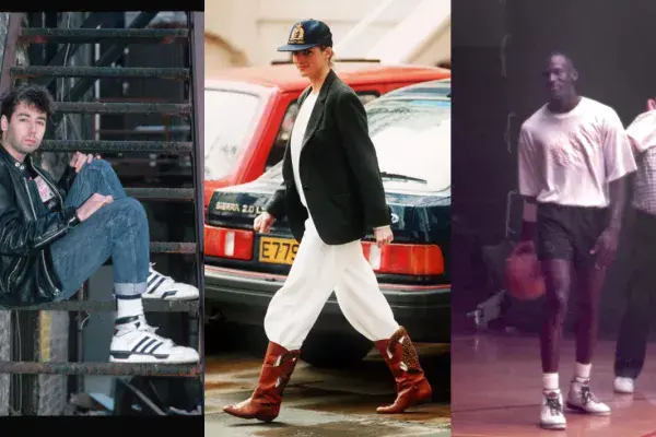 Schuhe und Accessoires aus den 80er Jahren