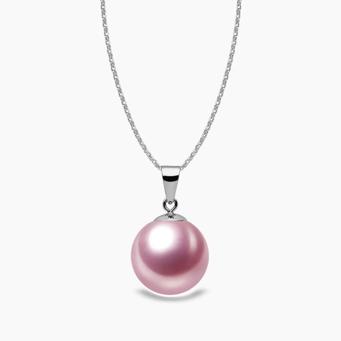 Süßwasser Perle Anhänger 11mm Laveldel