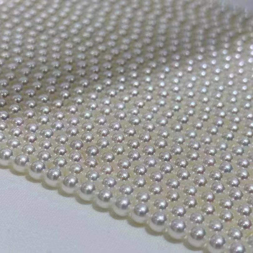 4.5-5.0mm AAA weiße runde Japan Akoya Perlenkette – Bild 8