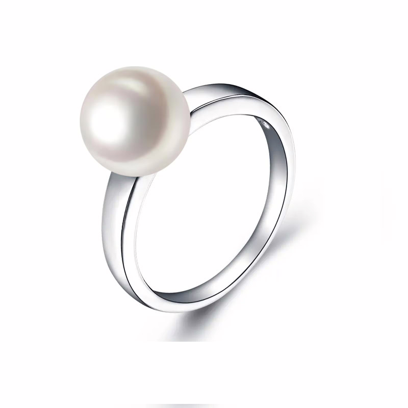 925 Silber Ring aus Perlen