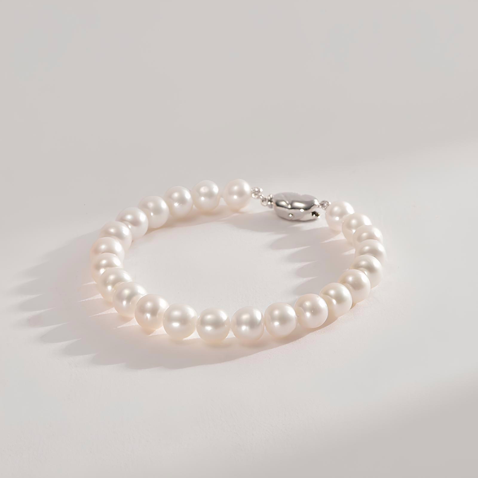 Süßwasser Perlen Armband Damen