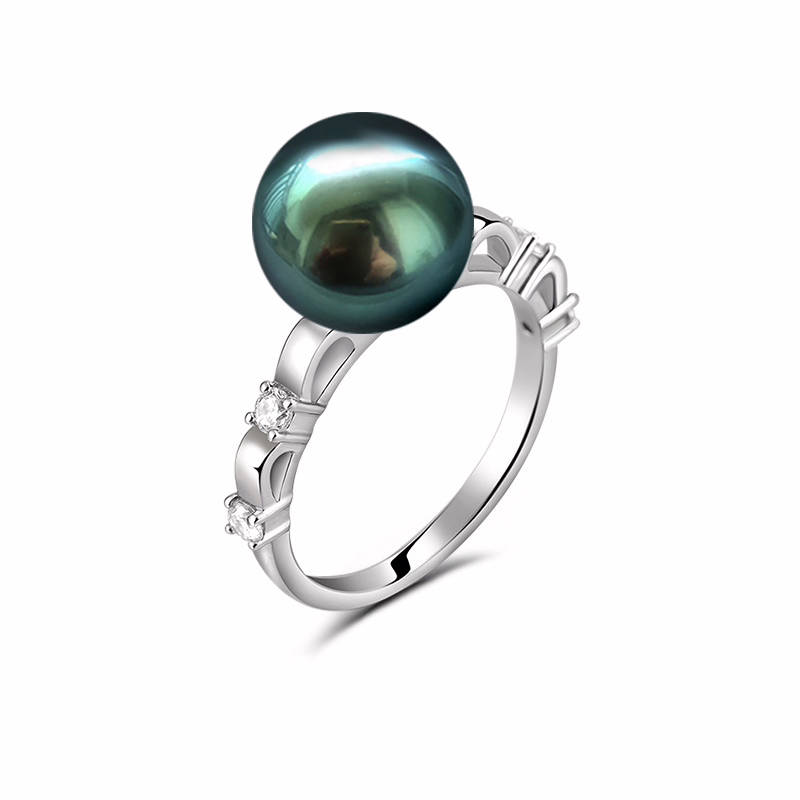 gold Ring mit Perle aus Tahiti