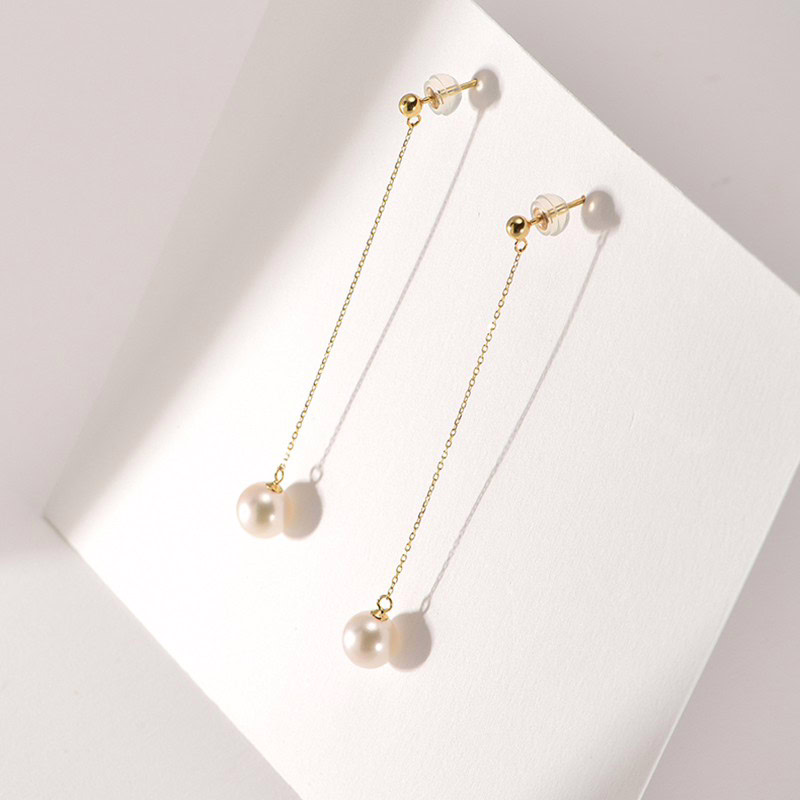 Akoya Perlenohrringe Gold