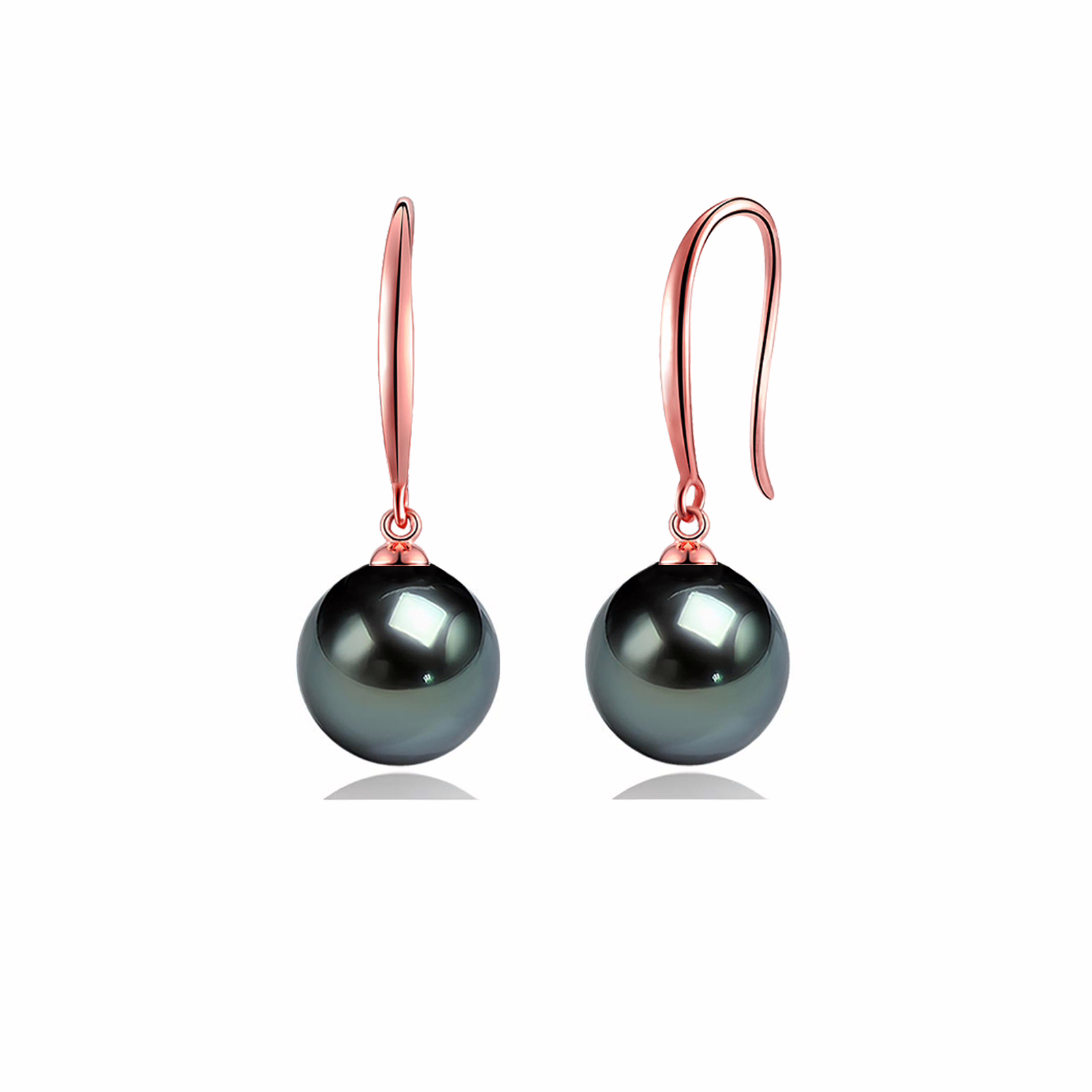 8-9mm tahiti perlen Ohrhänger aus rosegold