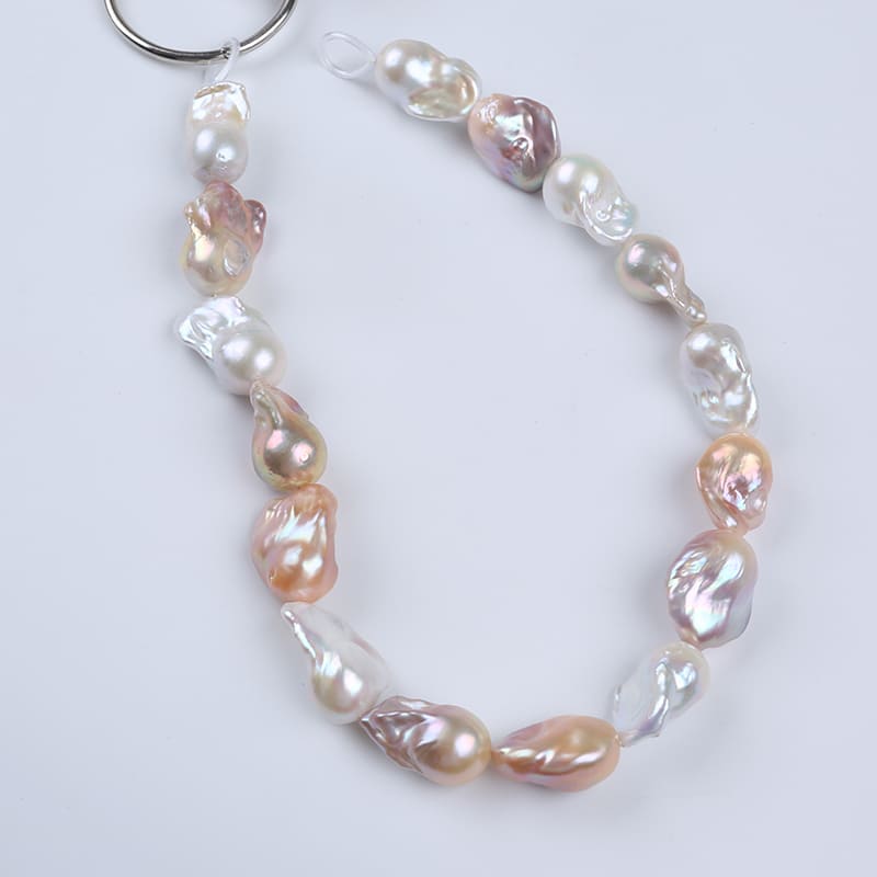 14-20mm Multicolor Barock Perlen Kette