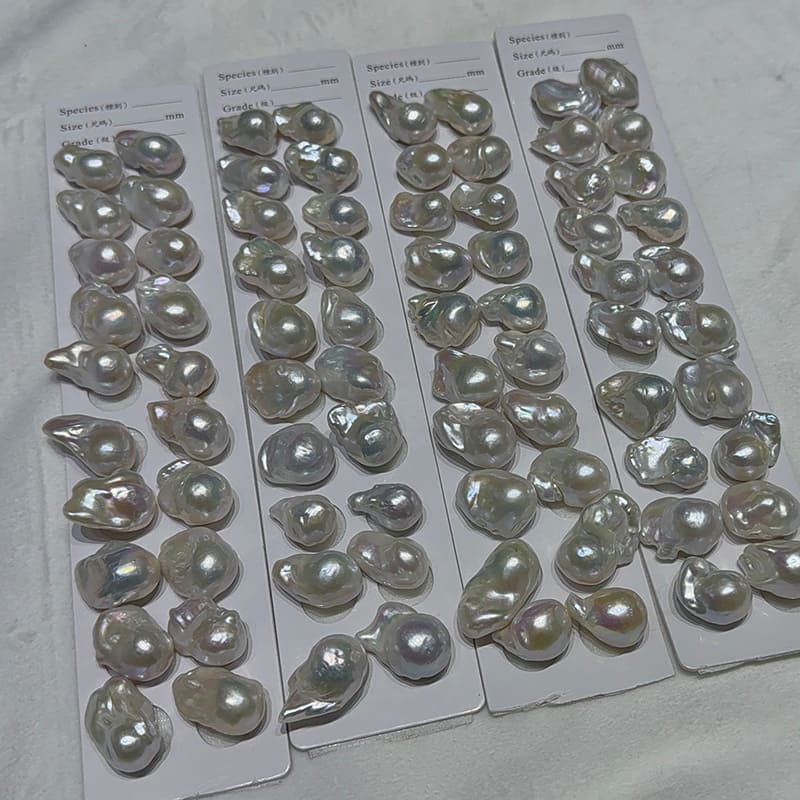 13-16mm Lose Barock Süßwasser Perlen (Preis für 1 Stück) – Bild 3