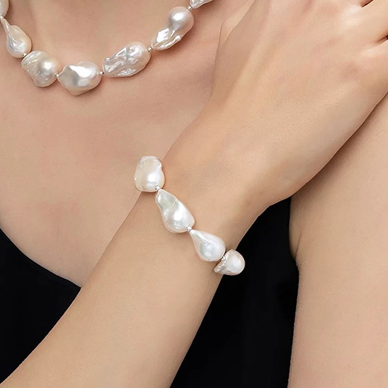 Damen Barock Perlenarmband